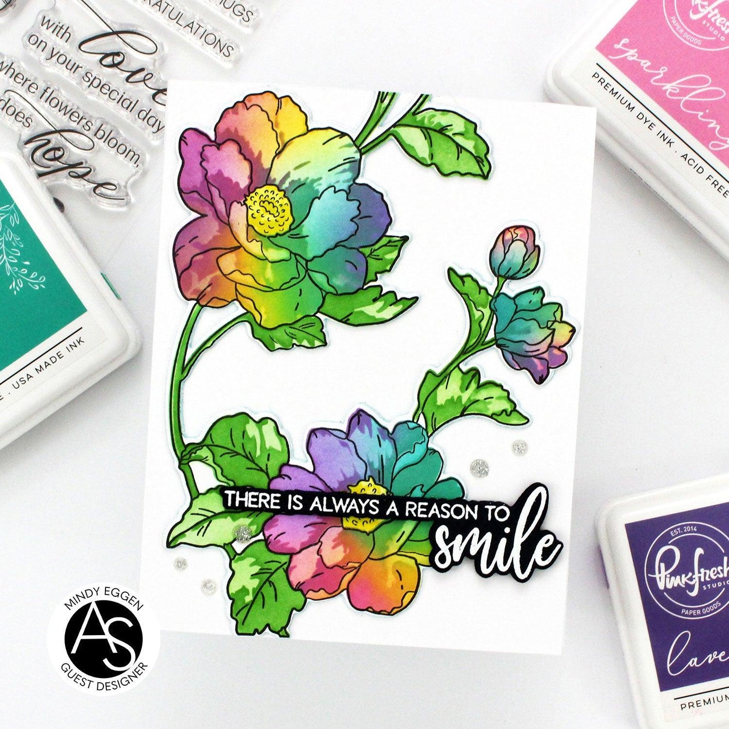Alex Syberia Designs Spring Garden Stamp Set - CraftSource Market: Craft Supplies & Kits Papercraft > Stamps > Photopolymer Stamps
