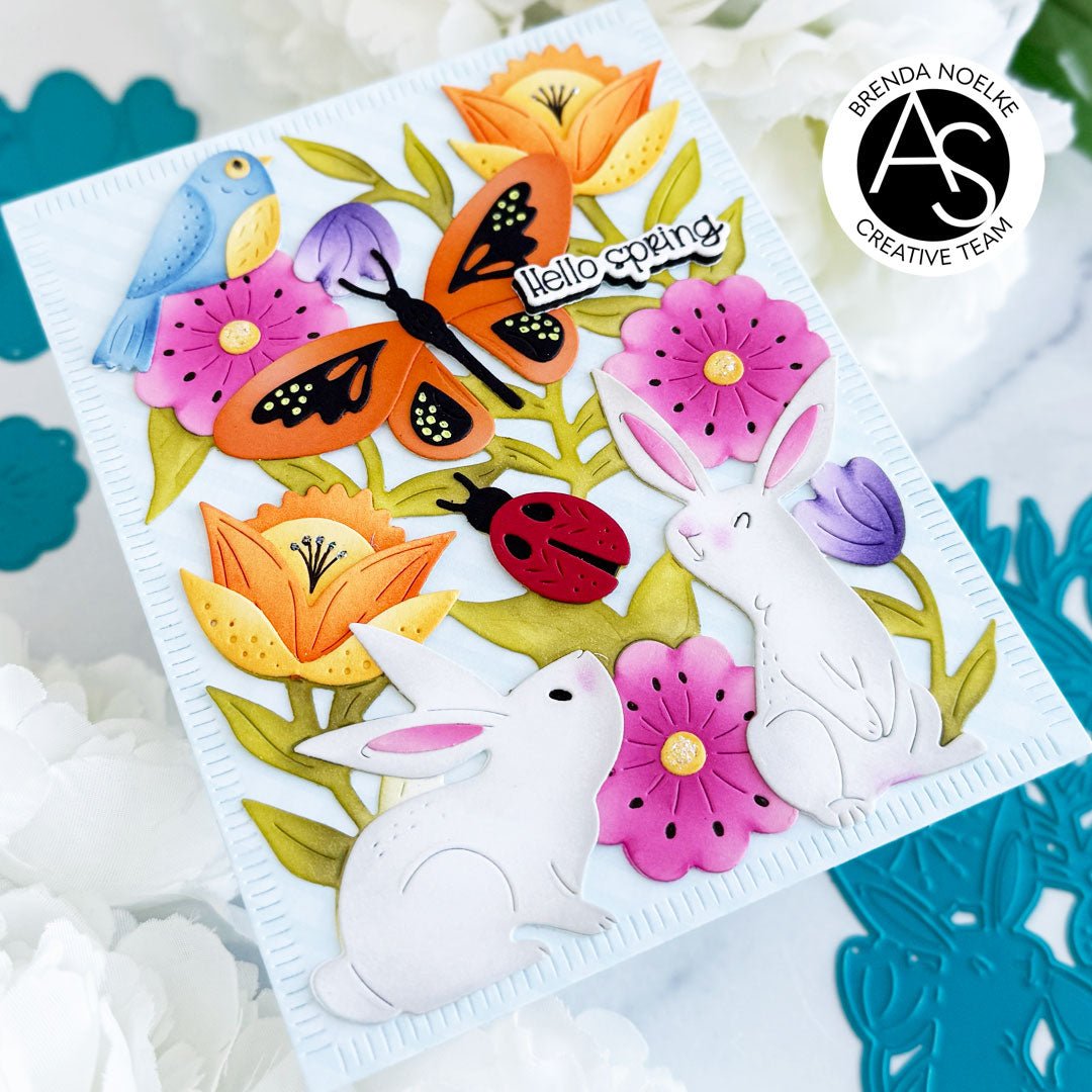 Alex Syberia Designs Spring Meadow Die - CraftSource Market: Craft Supplies & Kits Papercraft > Dies > Metal Cutting Dies