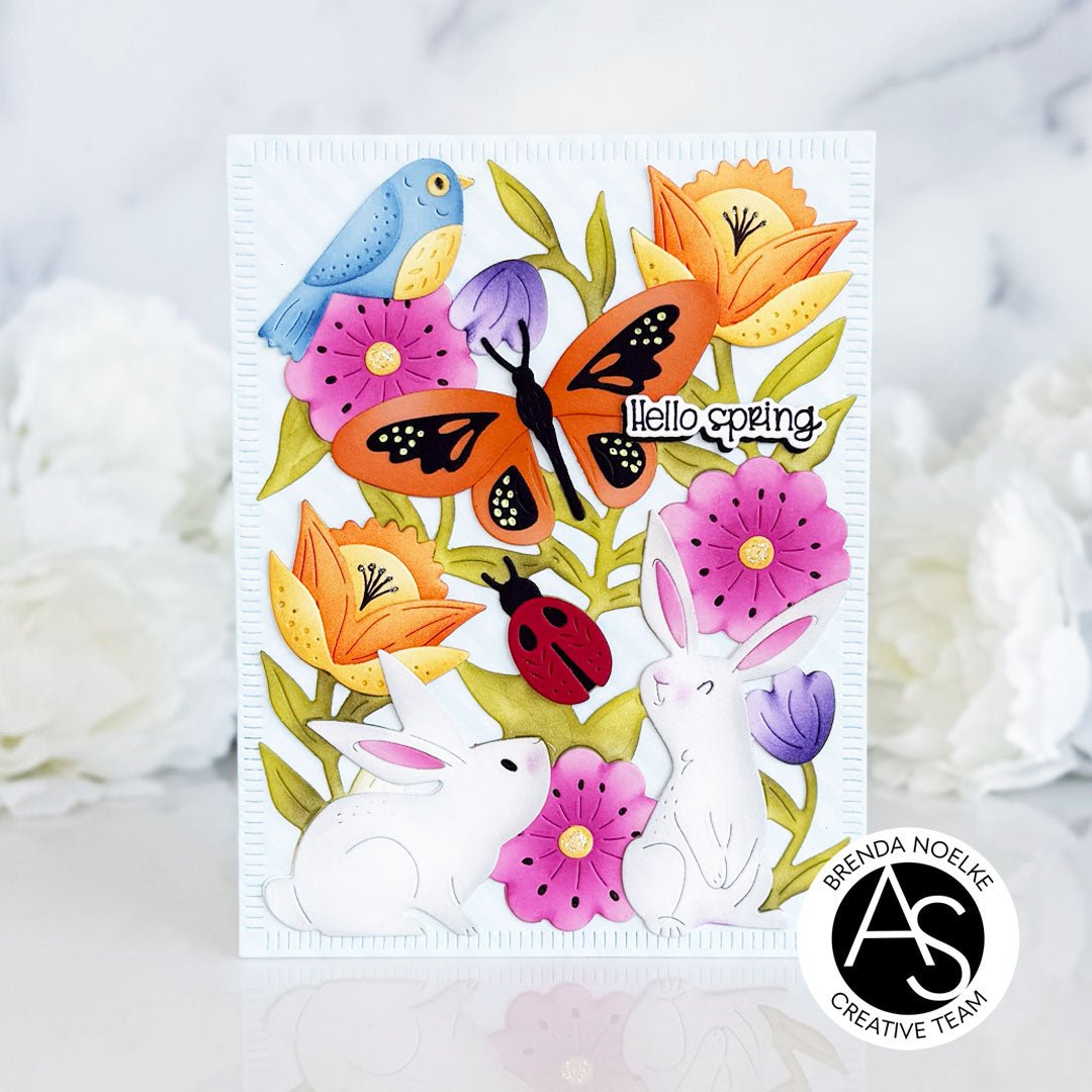 Alex Syberia Designs Spring Meadow Die - CraftSource Market: Craft Supplies & Kits Papercraft > Dies > Metal Cutting Dies