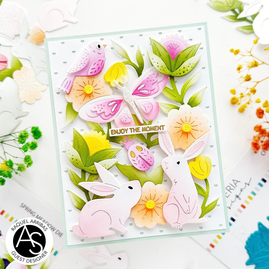 Alex Syberia Designs Spring Meadow Die - CraftSource Market: Craft Supplies & Kits Papercraft > Dies > Metal Cutting Dies