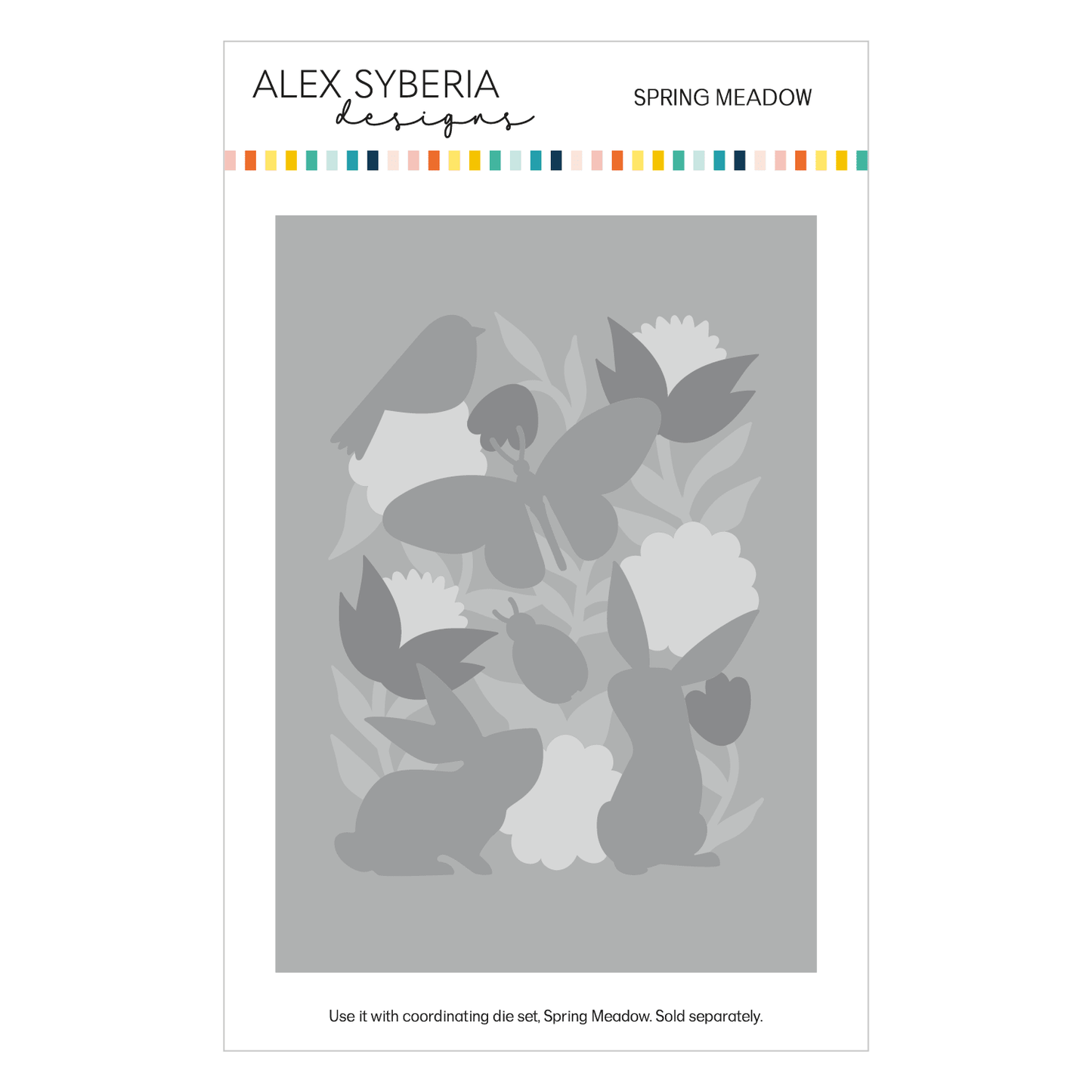 Alex Syberia Designs Spring Meadow Stencil Set - CraftSource Market: Craft Supplies & Kits Papercraft > Stencils