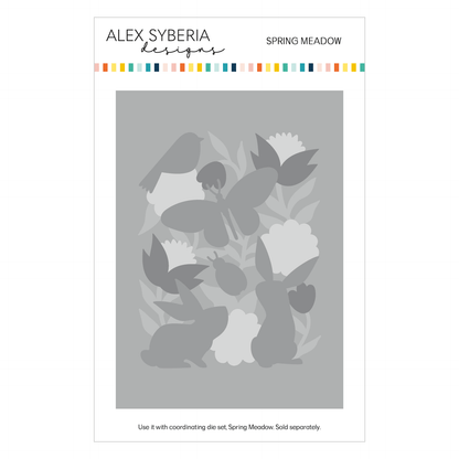 Alex Syberia Designs Spring Meadow Stencil Set - CraftSource Market: Craft Supplies & Kits Papercraft > Stencils