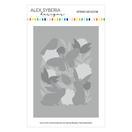 Alex Syberia Designs Spring Meadow Stencil Set - CraftSource Market: Craft Supplies & Kits Papercraft > Stencils