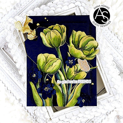 Alex Syberia Designs Spring Tulips Stencil Set - CraftSource Market: Craft Supplies & Kits Papercraft > Stencils