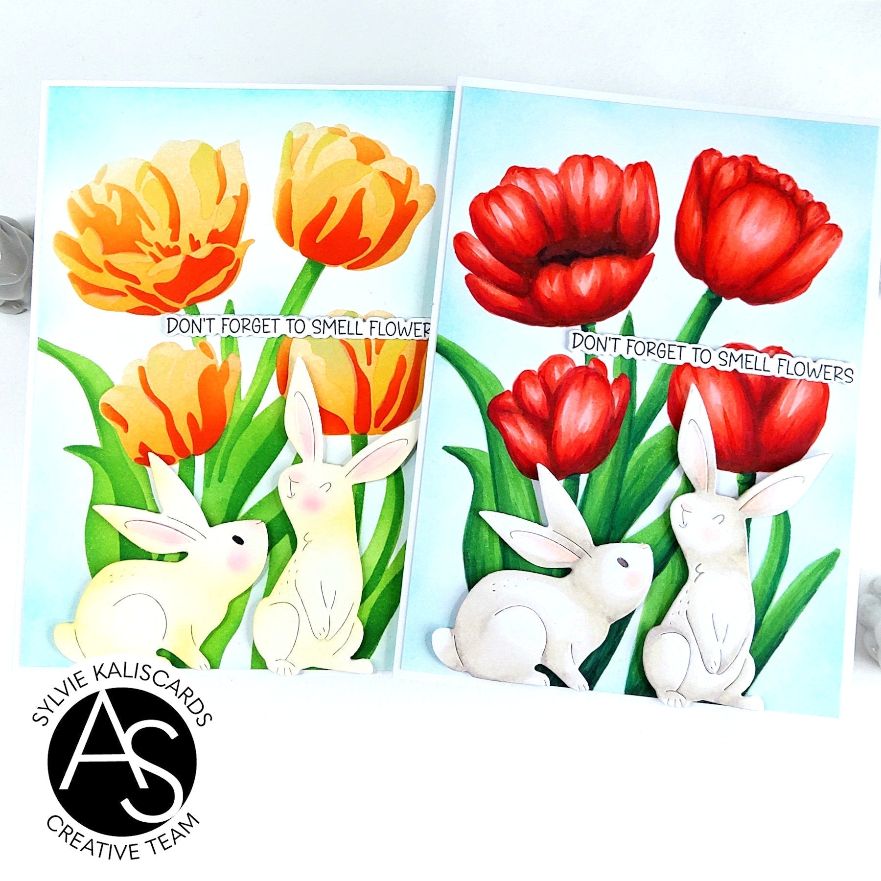 Alex Syberia Designs Spring Tulips Stencil Set - CraftSource Market: Craft Supplies & Kits Papercraft > Stencils