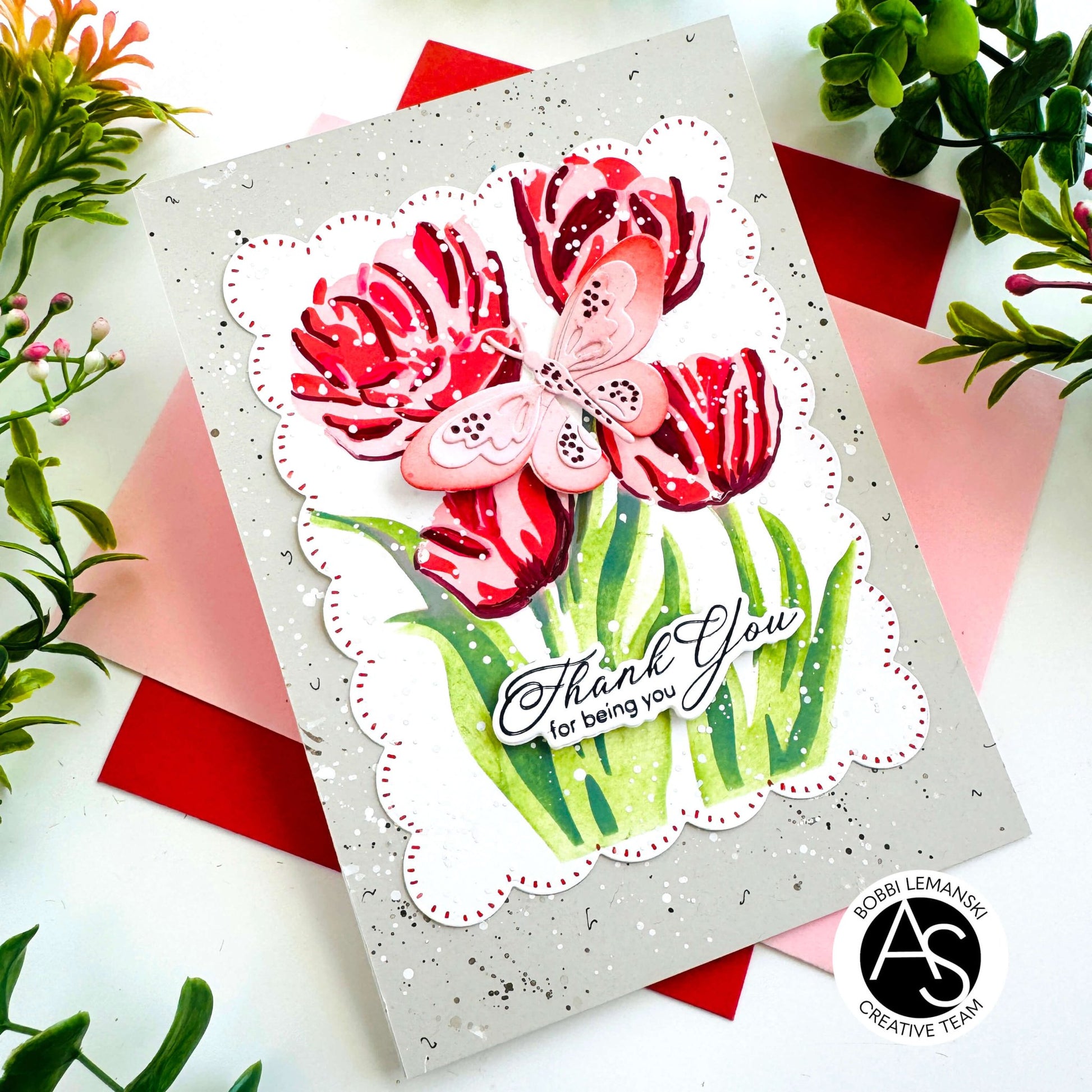 Alex Syberia Designs Spring Tulips Stencil Set - CraftSource Market: Craft Supplies & Kits Papercraft > Stencils