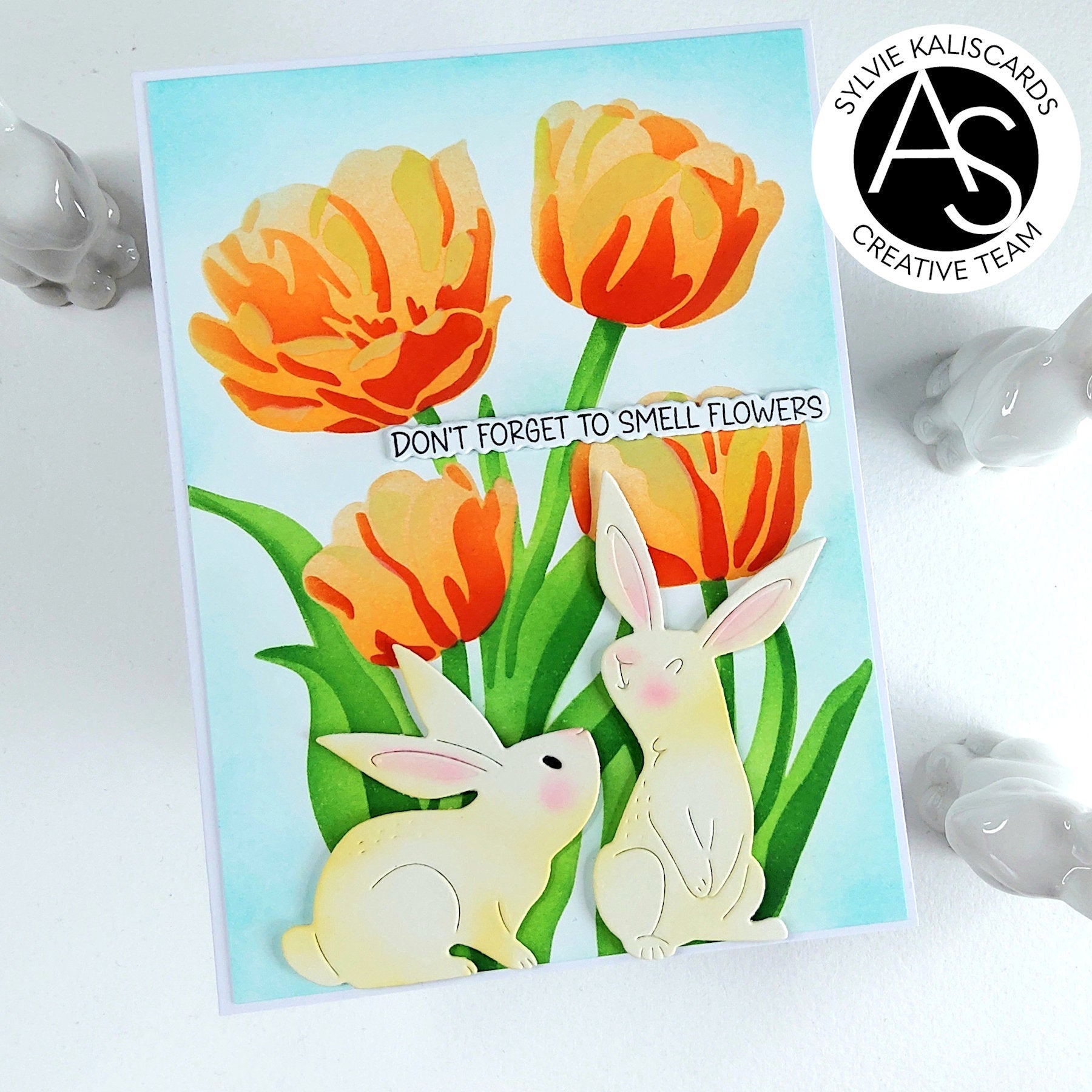 Alex Syberia Designs Spring Tulips Stencil Set - CraftSource Market: Craft Supplies & Kits Papercraft > Stencils