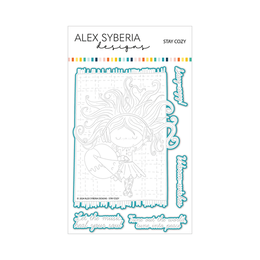 Alex Syberia Designs Stay Cozy Die Set - CraftSource Market: Craft Supplies & Kits Papercraft > Dies > Metal Cutting Dies
