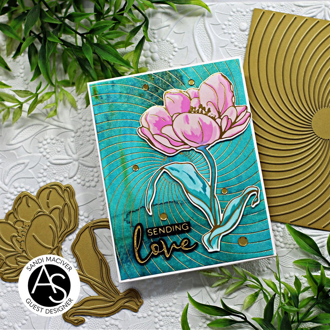 Alex Syberia Designs Sunrays Hot Foil Plate - CraftSource Market: Craft Supplies & Kits Foiling and Letterpress