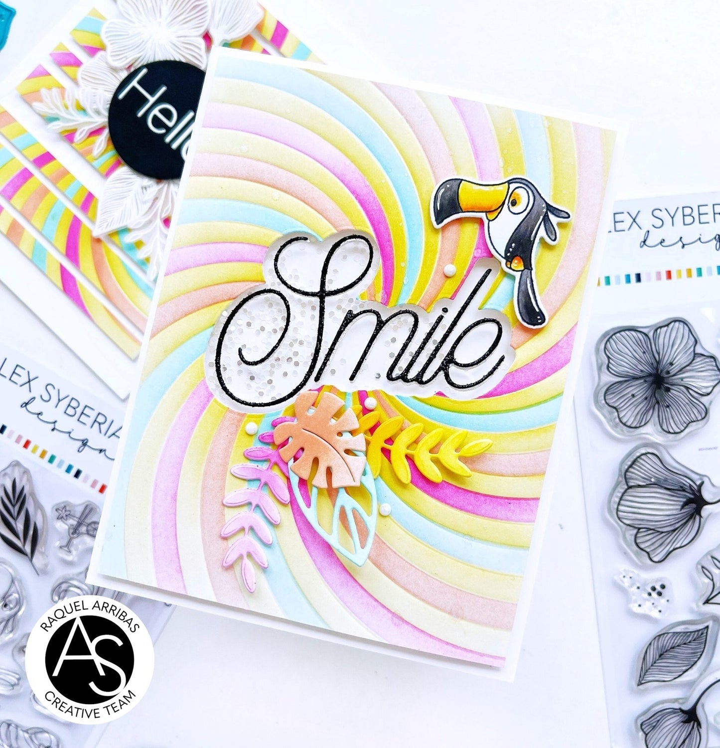 Alex Syberia Designs Sunrays Stencil Set (4pcs) - CraftSource Market: Craft Supplies & Kits Papercraft > Dies > Metal Cutting Dies