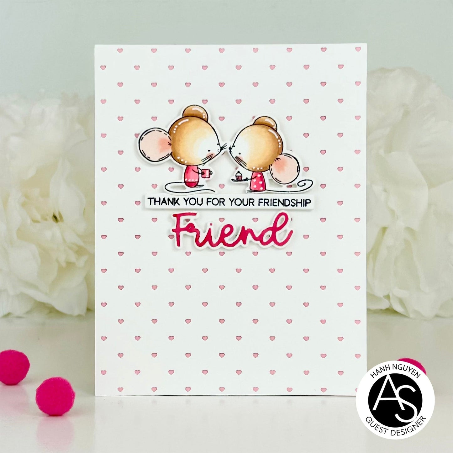Alex Syberia Designs Sweet Friend Stamp Set - CraftSource Market: Craft Supplies & Kits Papercraft > Stamps > Photopolymer Stamps