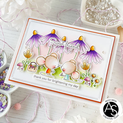 Alex Syberia Designs Sweet Friend Stamp Set - CraftSource Market: Craft Supplies & Kits Papercraft > Stamps > Photopolymer Stamps