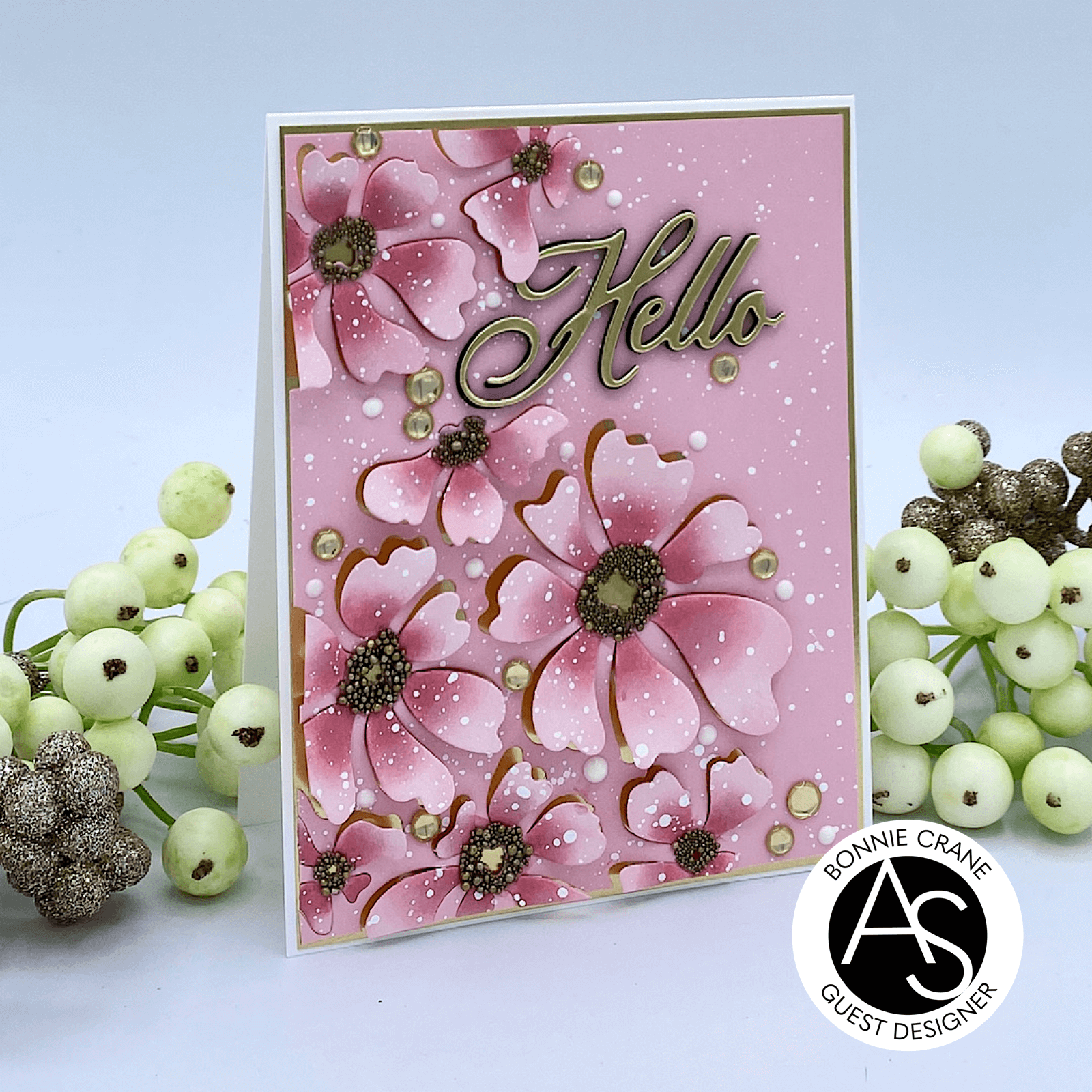 Alex Syberia Designs Thank You & Hello Die Set - CraftSource Market: Craft Supplies & Kits Papercraft > Dies > Metal Cutting Dies
