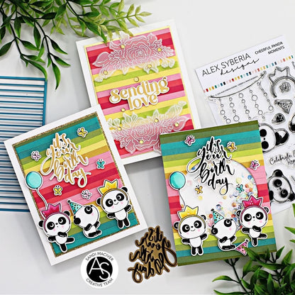 Alex Syberia Designs Thin Stripes Cover Die - CraftSource Market: Craft Supplies & Kits Papercraft > Dies > Metal Cutting Dies