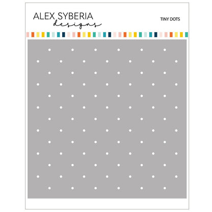Alex Syberia Designs Tiny Dots Stencil - CraftSource Market: Craft Supplies & Kits Papercraft > Stencils