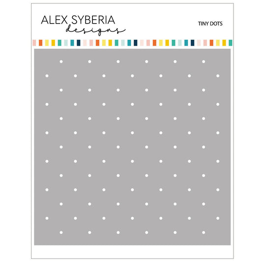 Alex Syberia Designs Tiny Dots Stencil - CraftSource Market: Craft Supplies & Kits Papercraft > Stencils