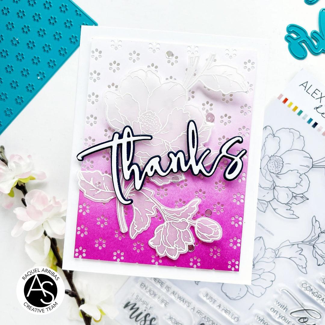 Alex Syberia Designs Tiny Flowers Cover Die - CraftSource Market: Craft Supplies & Kits Papercraft > Dies > Metal Cutting Dies