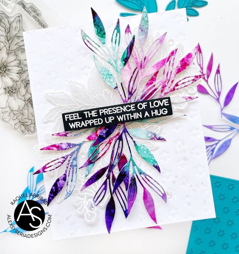 Alex Syberia Designs Tiny Flowers Cover Die - CraftSource Market: Craft Supplies & Kits Papercraft > Dies > Metal Cutting Dies