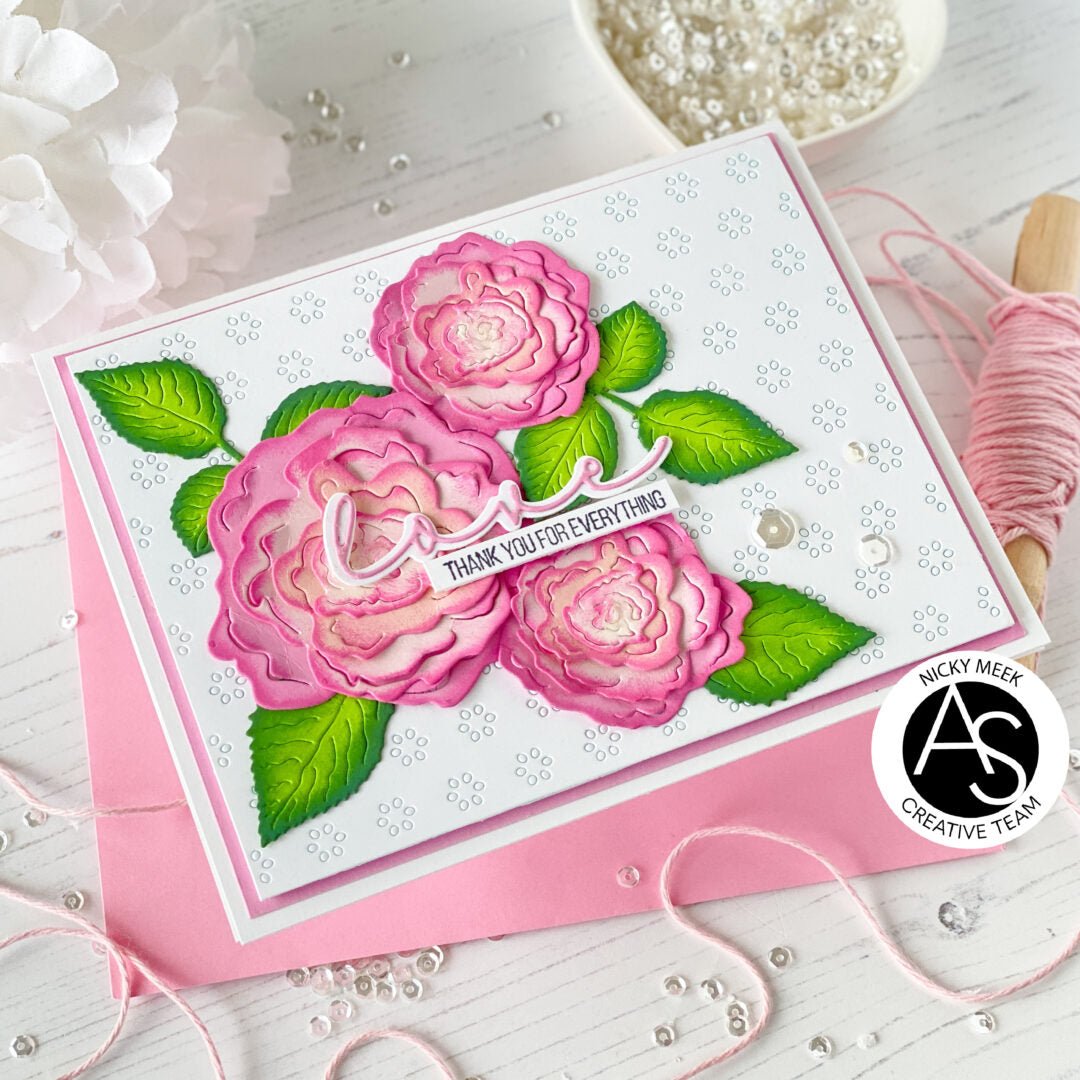 Alex Syberia Designs Tiny Flowers Cover Die - CraftSource Market: Craft Supplies & Kits Papercraft > Dies > Metal Cutting Dies