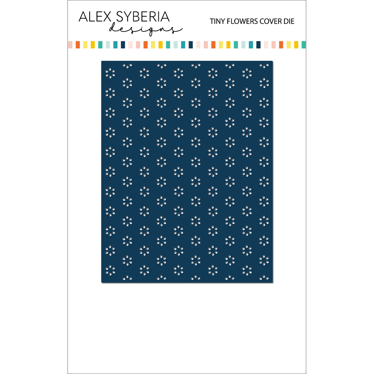 Alex Syberia Designs Tiny Flowers Cover Die - CraftSource Market: Craft Supplies & Kits Papercraft > Dies > Metal Cutting Dies