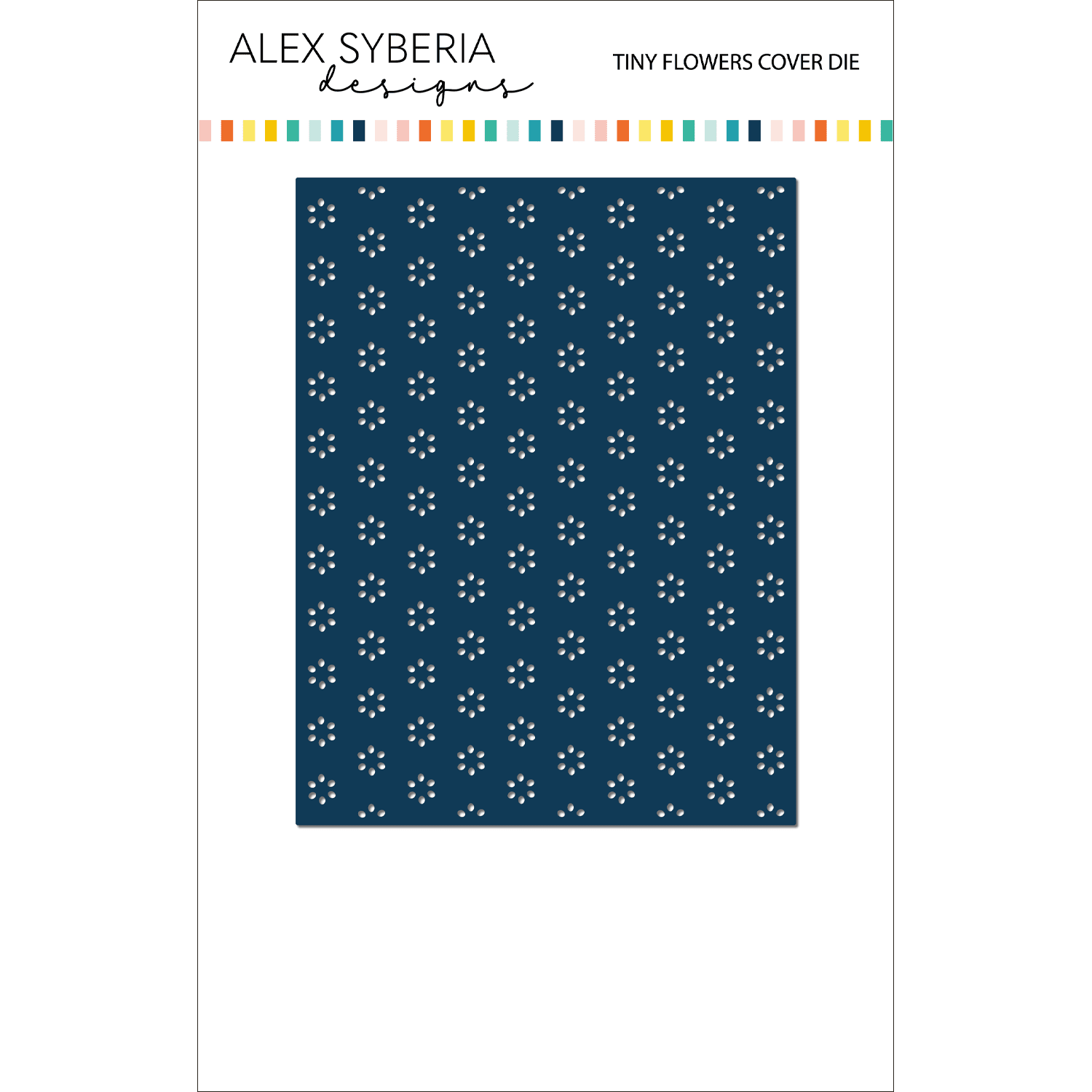 Alex Syberia Designs Tiny Flowers Cover Die - CraftSource Market: Craft Supplies & Kits Papercraft > Dies > Metal Cutting Dies