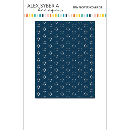 Alex Syberia Designs Tiny Flowers Cover Die - CraftSource Market: Craft Supplies & Kits Papercraft > Dies > Metal Cutting Dies