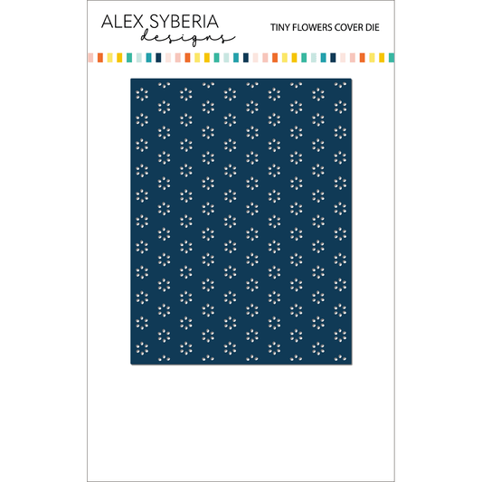 Alex Syberia Designs Tiny Flowers Cover Die - CraftSource Market: Craft Supplies & Kits Papercraft > Dies > Metal Cutting Dies