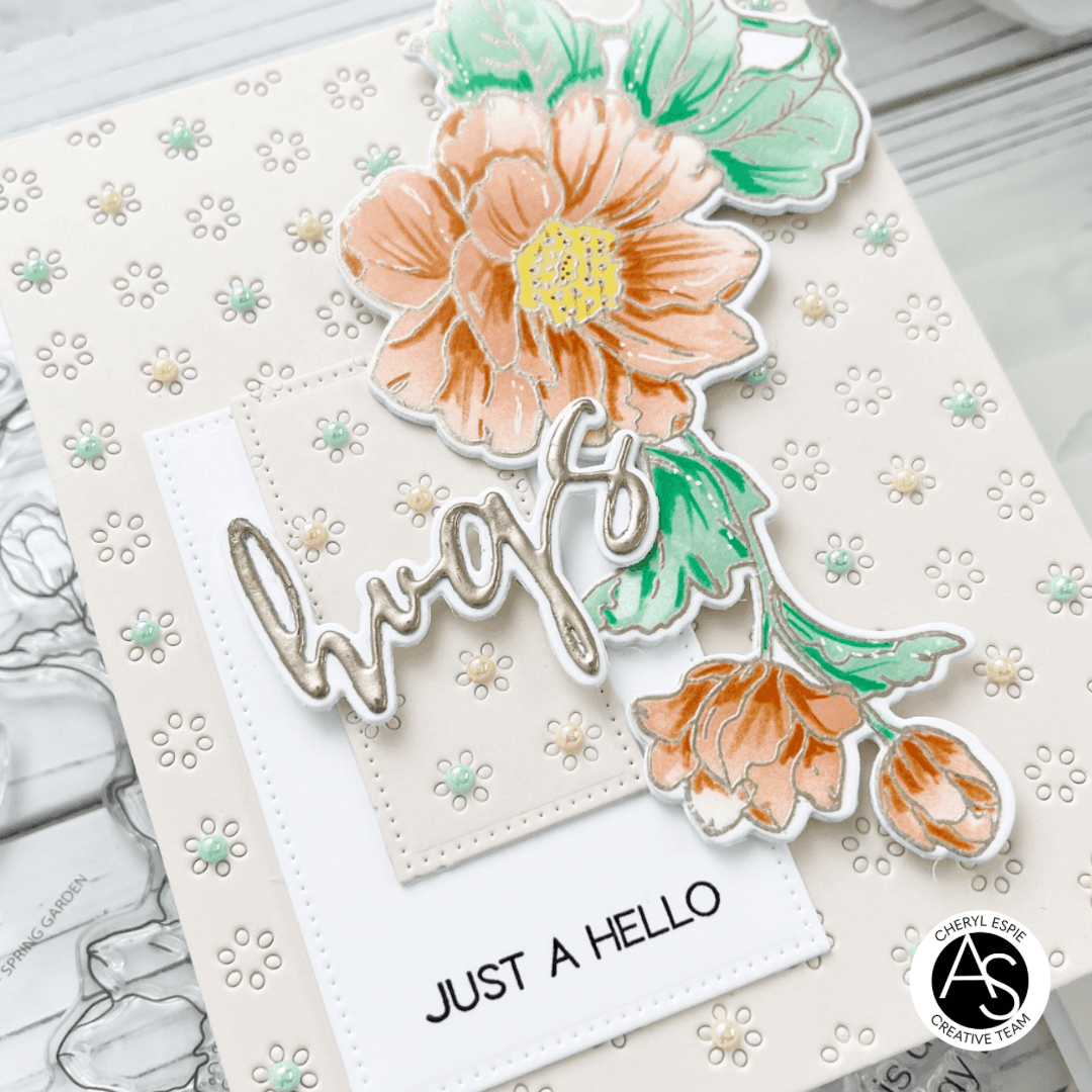 Alex Syberia Designs Tiny Flowers Cover Die - CraftSource Market: Craft Supplies & Kits Papercraft > Dies > Metal Cutting Dies