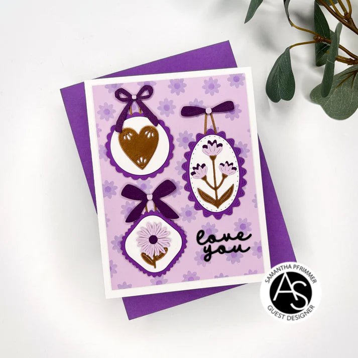 Alex Syberia Designs Tiny Flowers Stencil - CraftSource Market: Craft Supplies & Kits Papercraft > Stencils