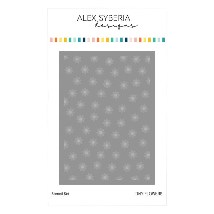 Alex Syberia Designs Tiny Flowers Stencil - CraftSource Market: Craft Supplies & Kits Papercraft > Stencils