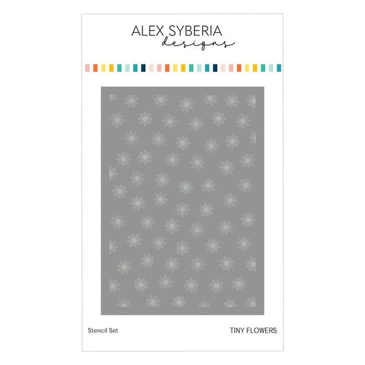 Alex Syberia Designs Tiny Flowers Stencil - CraftSource Market: Craft Supplies & Kits Papercraft > Stencils