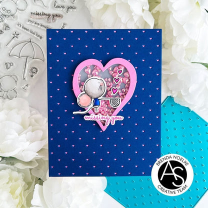 Alex Syberia Designs Tiny Hearts Cover Die - CraftSource Market: Craft Supplies & Kits Papercraft > Dies > Metal Cutting Dies