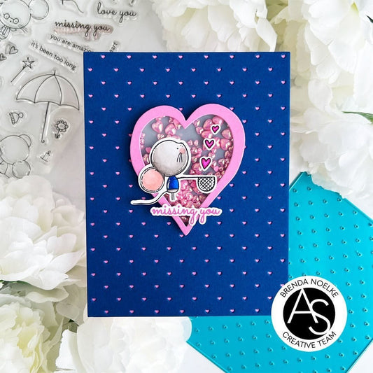 Alex Syberia Designs Tiny Hearts Cover Die - CraftSource Market: Craft Supplies & Kits Papercraft > Dies > Metal Cutting Dies