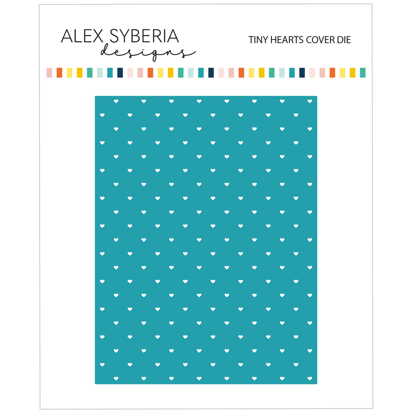 Alex Syberia Designs Tiny Hearts Cover Die - CraftSource Market: Craft Supplies & Kits Papercraft > Dies > Metal Cutting Dies