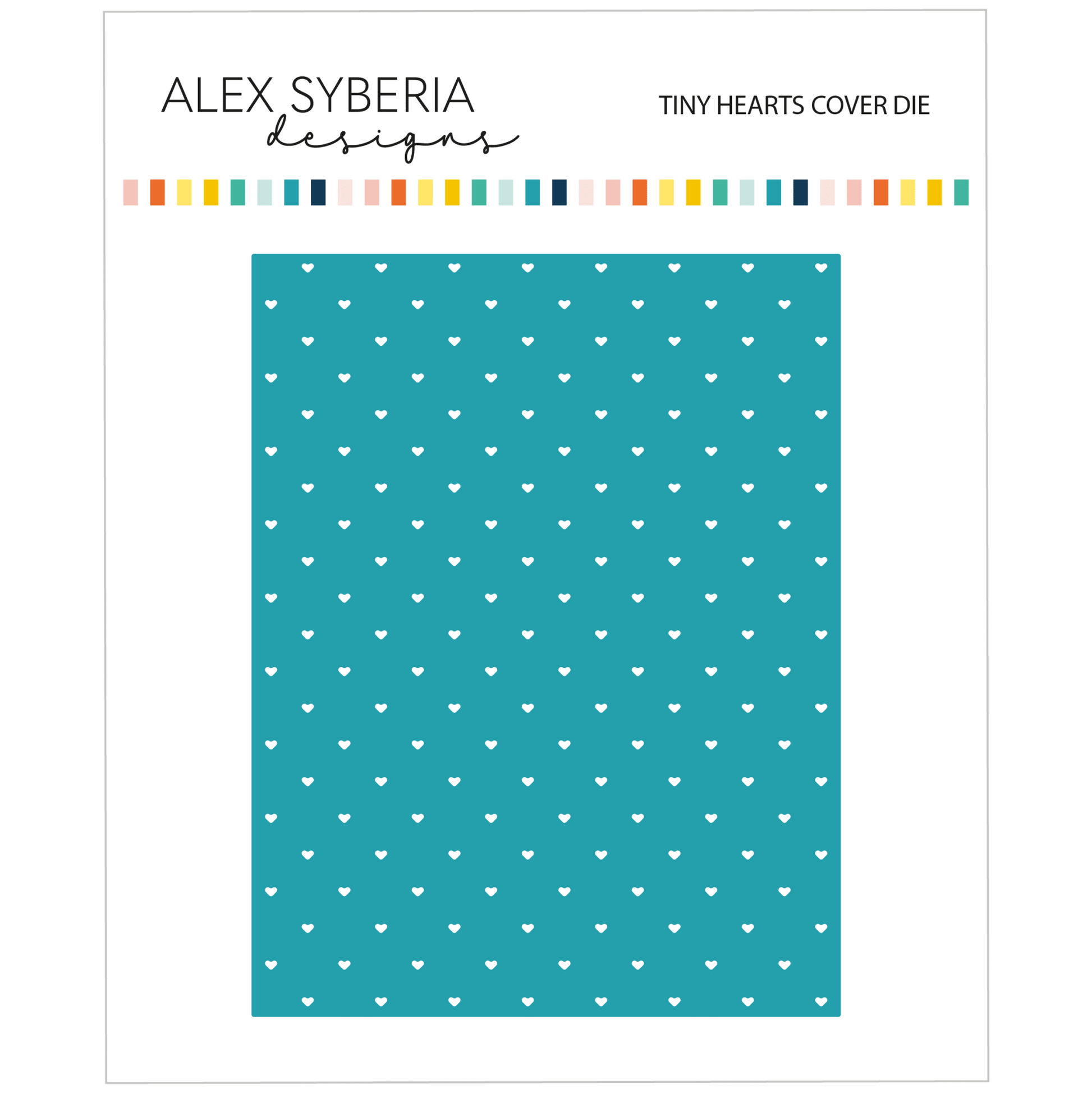 Alex Syberia Designs Tiny Hearts Cover Die - CraftSource Market: Craft Supplies & Kits Papercraft > Dies > Metal Cutting Dies