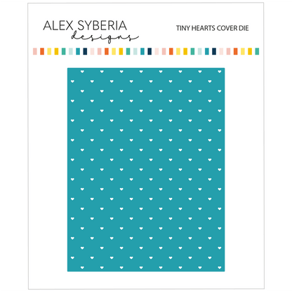 Alex Syberia Designs Tiny Hearts Cover Die - CraftSource Market: Craft Supplies & Kits Papercraft > Dies > Metal Cutting Dies