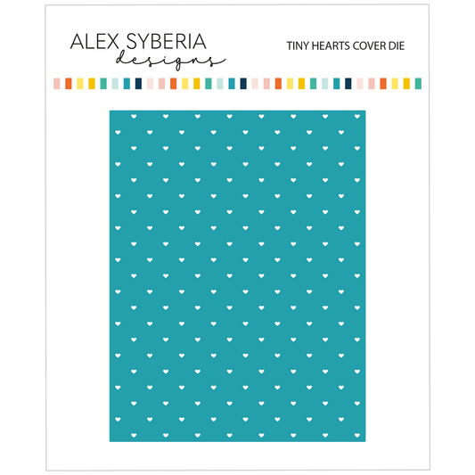 Alex Syberia Designs Tiny Hearts Cover Die - CraftSource Market: Craft Supplies & Kits Papercraft > Dies > Metal Cutting Dies