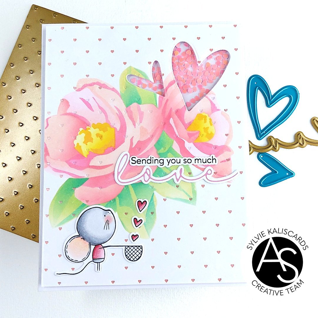 Alex Syberia Designs Tiny Hearts Hot Foil Plate - CraftSource Market: Craft Supplies & Kits Foiling and Letterpress