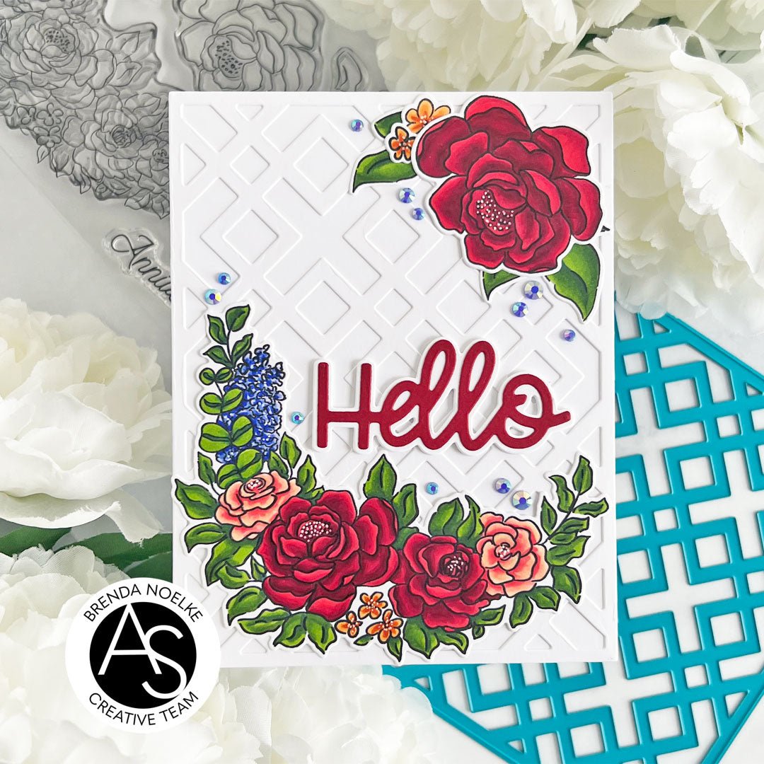 Alex Syberia Designs Trendy Pattern Cover Die - CraftSource Market: Craft Supplies & Kits Papercraft > Dies > Metal Cutting Dies
