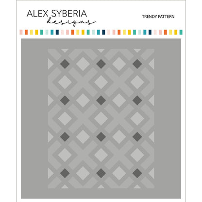 Alex Syberia Designs Trendy Pattern Stencil Set - CraftSource Market: Craft Supplies & Kits Papercraft > Stencils