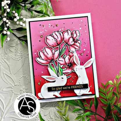 Alex Syberia Designs Tulips in Bloom Die Set - CraftSource Market: Craft Supplies & Kits Papercraft > Dies > Metal Cutting Dies