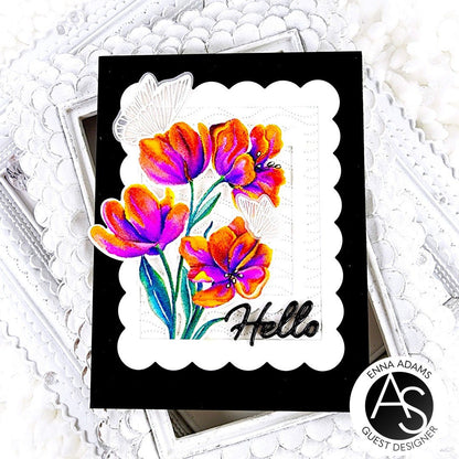 Alex Syberia Designs Tulips in Bloom Stamp Set - CraftSource Market: Craft Supplies & Kits Papercraft > Stamps > Photopolymer Stamps