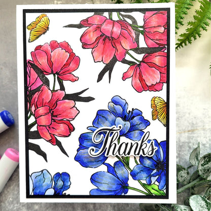 Alex Syberia Designs Tulips in Bloom Stamp Set - CraftSource Market: Craft Supplies & Kits Papercraft > Stamps > Photopolymer Stamps