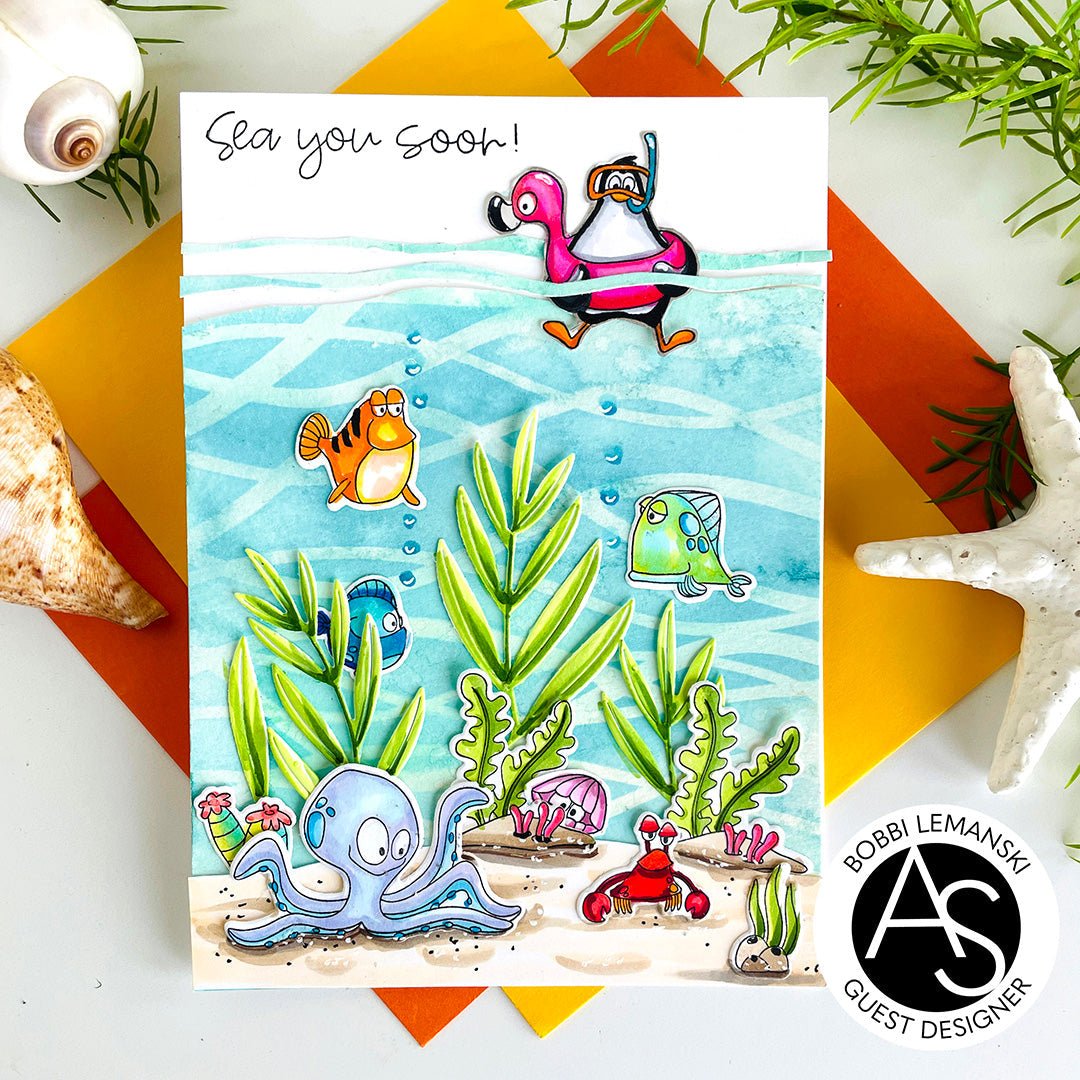 Alex Syberia Designs Underwater Wonders Die Set - CraftSource Market: Craft Supplies & Kits Papercraft > Dies > Metal Cutting Dies