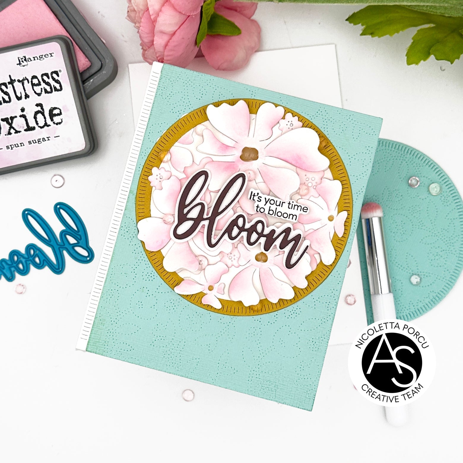 Alex Syberia Designs Urban Blooms Die - CraftSource Market: Craft Supplies & Kits Papercraft > Dies > Metal Cutting Dies