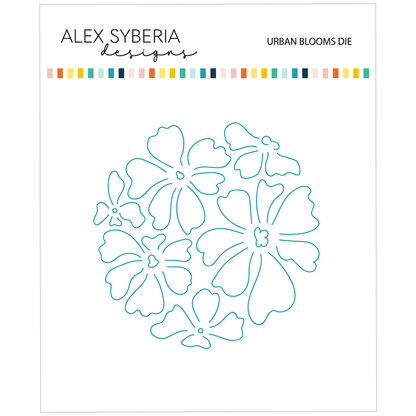 Alex Syberia Designs Urban Blooms Die - CraftSource Market: Craft Supplies & Kits Papercraft > Dies > Metal Cutting Dies