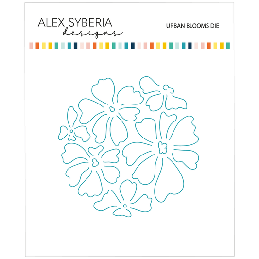 Alex Syberia Designs Urban Blooms Die - CraftSource Market: Craft Supplies & Kits Papercraft > Dies > Metal Cutting Dies