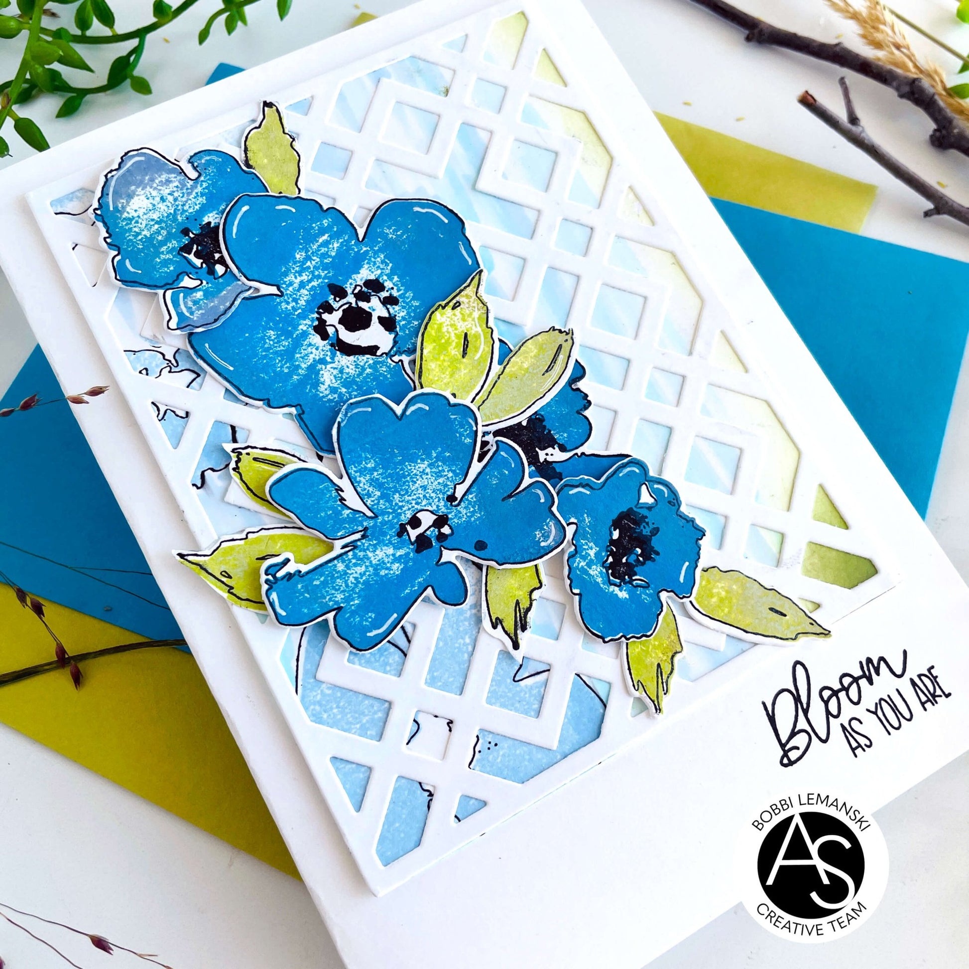 Alex Syberia Designs Watercolour Flowers Die Set - CraftSource Market: Craft Supplies & Kits Papercraft > Dies > Metal Cutting Dies