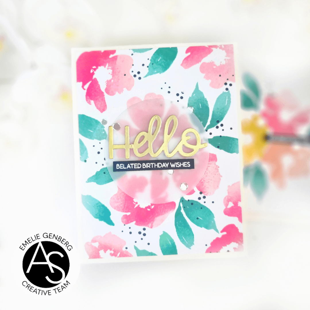 Alex Syberia Designs Watercolour Flowers Stamp Set - CraftSource Market: Craft Supplies & Kits Papercraft > Stamps > Photopolymer Stamps