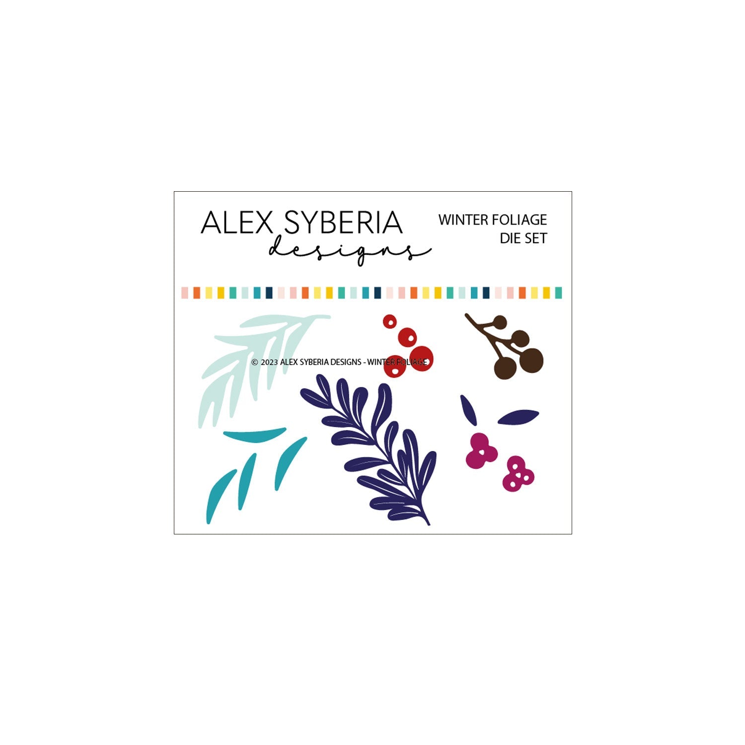Alex Syberia Designs Winter Foliage Die Set - CraftSource Market: Craft Supplies & Kits Papercraft > Dies > Metal Cutting Dies